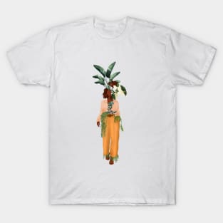 Plant Head, Girl Illustration 4 T-Shirt